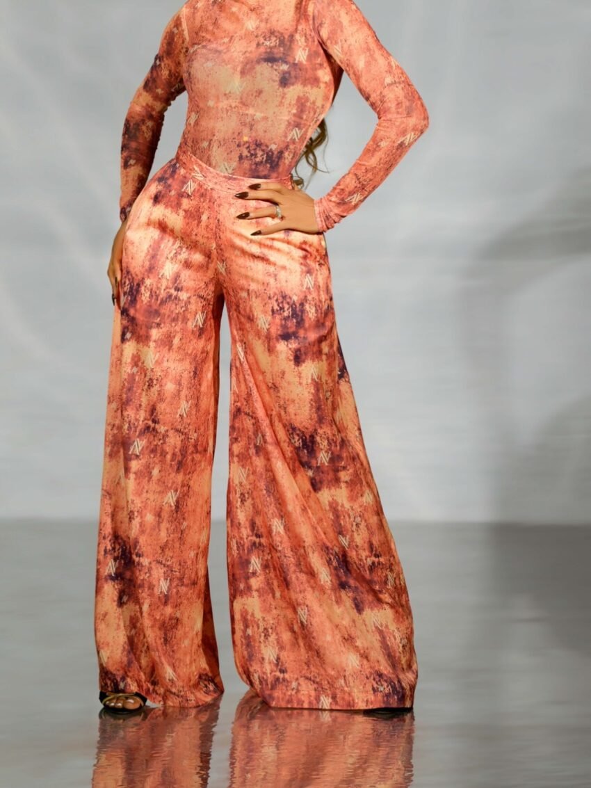 Eve Silk Pants - Rusted Mocha