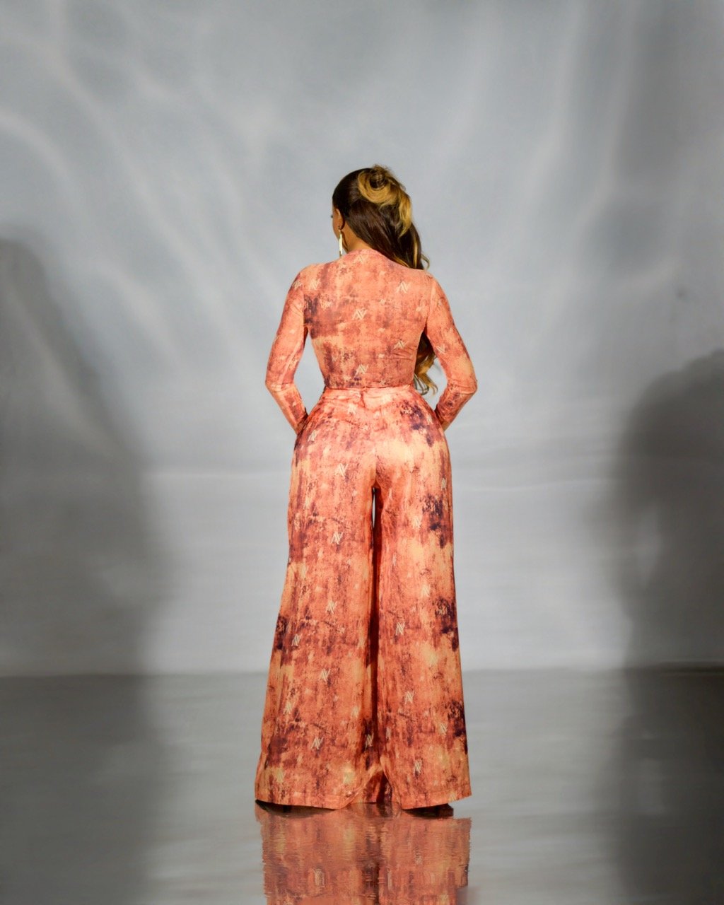 Eve Silk Pants - Rusted Mocha