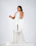 LYRA Pleated Set - White