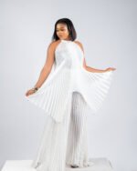 LYRA Pleated Set - White