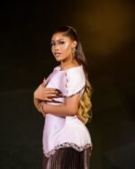 SOLENE Asymmetrical Top - Peach