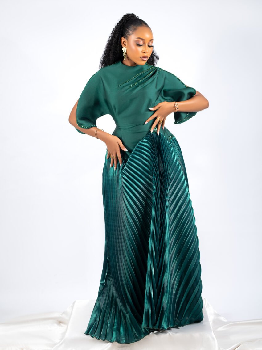 Amara Dress - Emerald Green