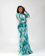 NAYA DRESS- Emerald Green