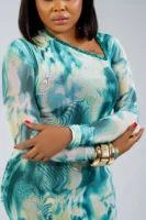 NAYA DRESS- Emerald Green